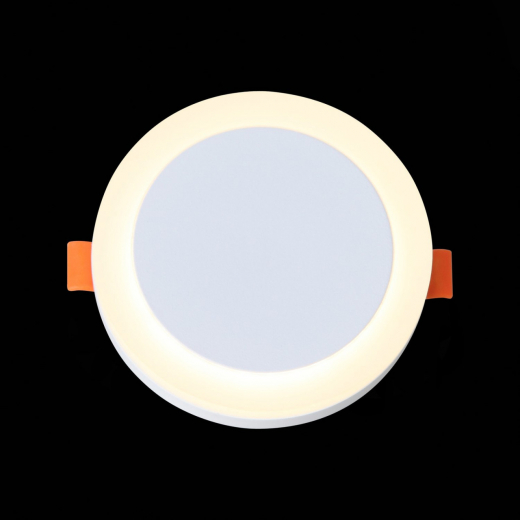ST104.502.06 Светильник встраиваемый Белый LED 1*6W 3000K 468Lm Ra>80 120° IP20 D110xH20 170-240V - фото, цена