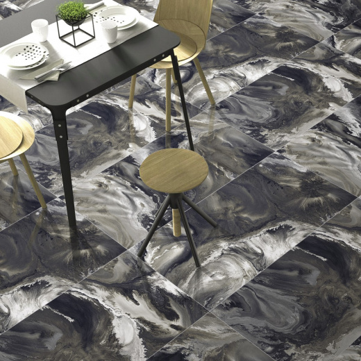 Керамогранит Neodom Sale Arabesque Black Polished 60x120