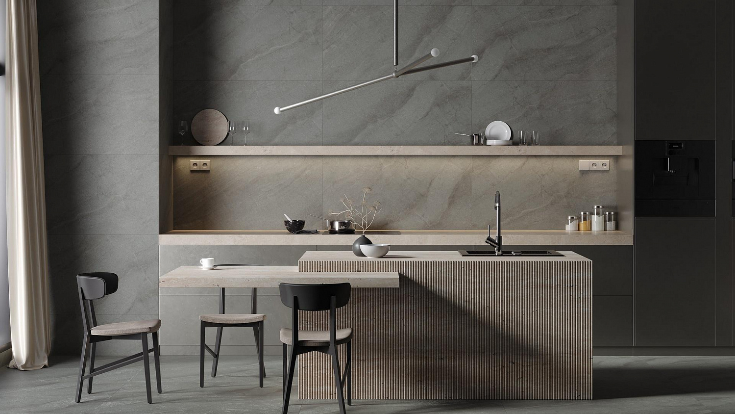 Керамогранит Kerranova Берег Grey Matt. 60x120