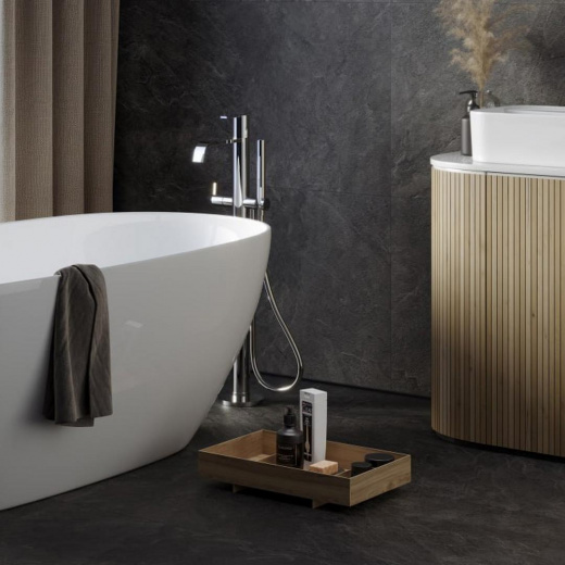 Керамогранит Kerranova Krater Dark Grey Str. 60x120