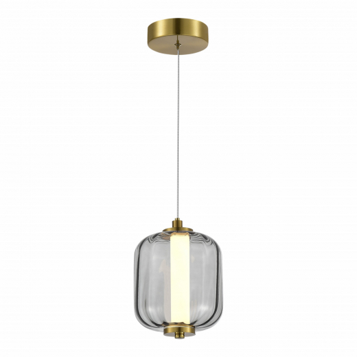 SL1193.313.01 Подвес ST-Luce Латунь/Дымчатый LED 1*10,8W 3000K - фото, цена